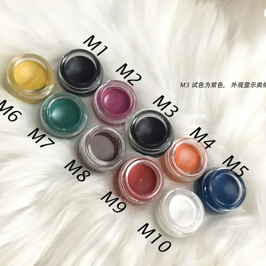 

10 Color Eyebrow Cream Private Label Makeup Waterproof Long-lasting Nourish Natural Custom Logo Cosmetic Wholesale Cruelty Free