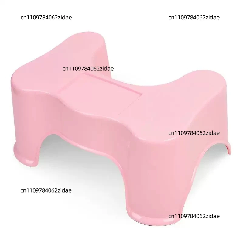 For Thickened Plastic Kids Step Stool Anti Slip Toilet Foot Stool Portable Potty Auxiliary Small Square Stool for Bathroom