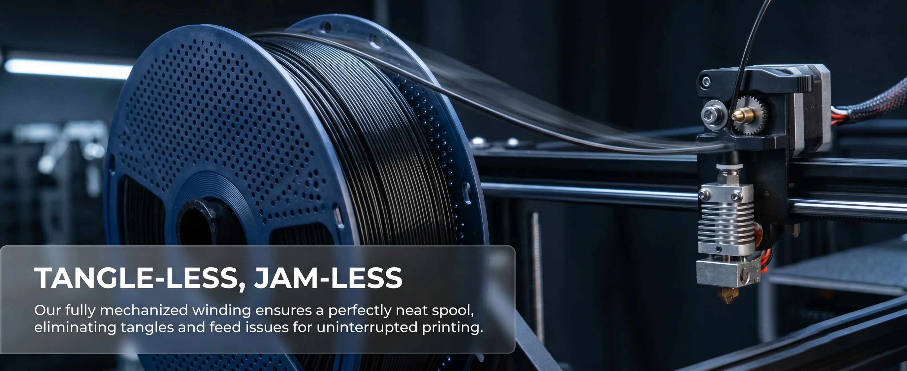 SUNLU PETG Filament 10kg 1,75mm 1 Rolle/kg (2,2lbs) Für 3D-Drucker Wiederverwendbare Spule Sorgfältig Gewickelt Glatter Druck – Detail 3