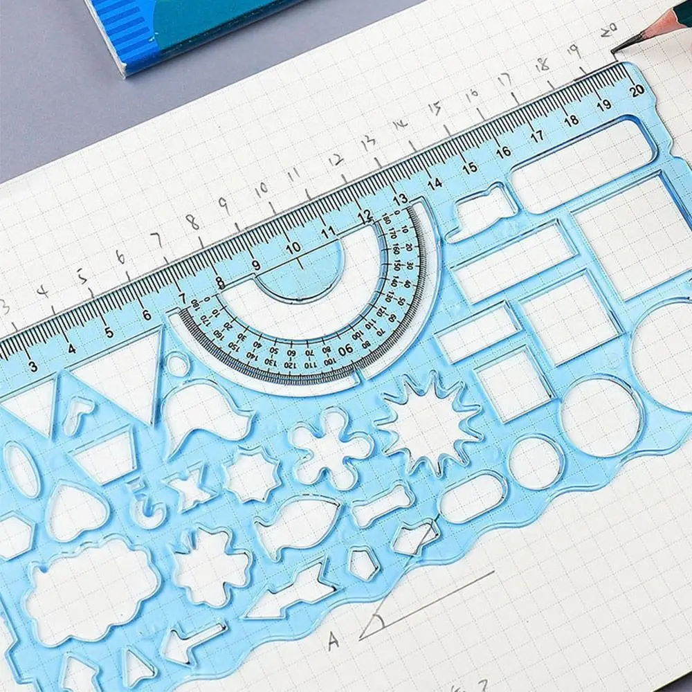 Oval Geometric Template Curve Pattern Multi Shaped Geometric Drawing Painting Drawing Template Ruler Learning Measuring Tool