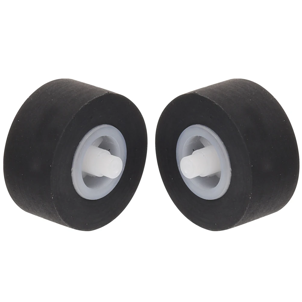 

2 Pcs Bearing Pulley Recorder Pinch Roller Tape Pressure Wheel Cassette Deck Plastic