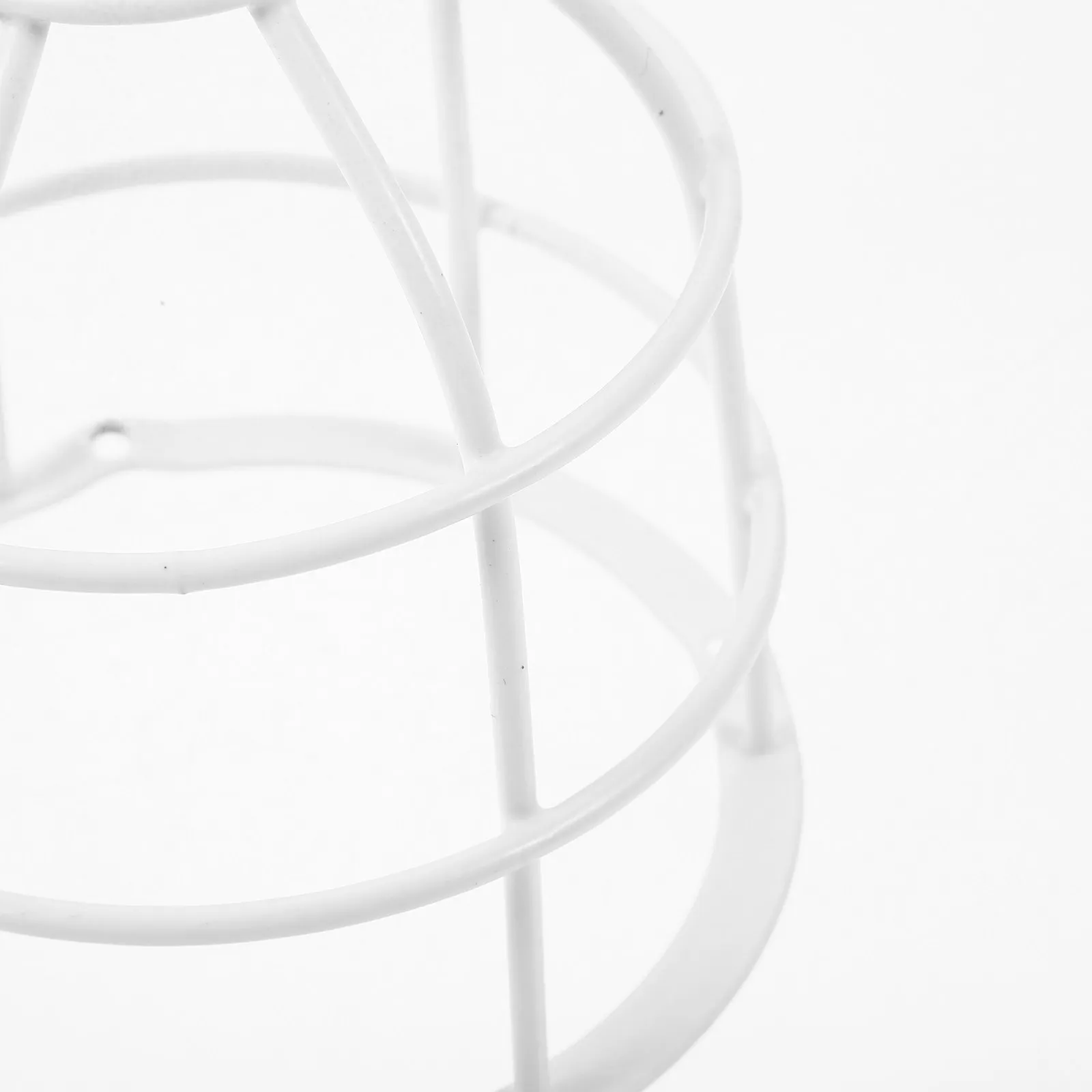 

Ceiling Lamp Frame with Metal Wire Shade Guard Stainless Steel Lampshade Frame for Explosion Proof Safety Light Fixture