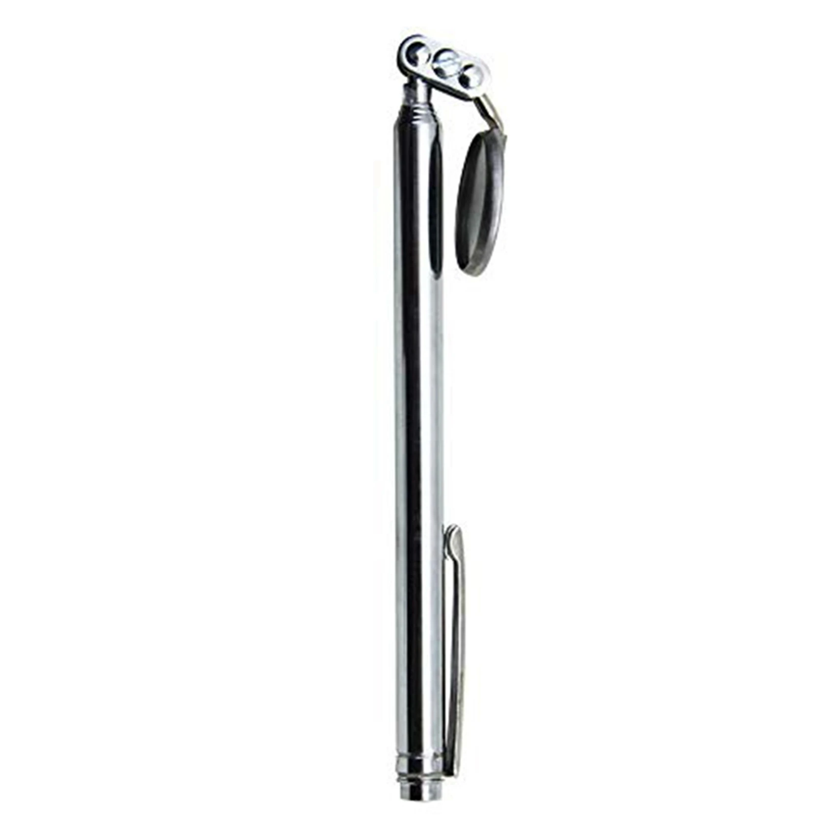 【LAST CHANCE】Circular Telescoping Pocket Inspection Mirror, 30Mm Diameter, 4-1/2 Inch To 18 Inch Extended Handle Length (Pack Of