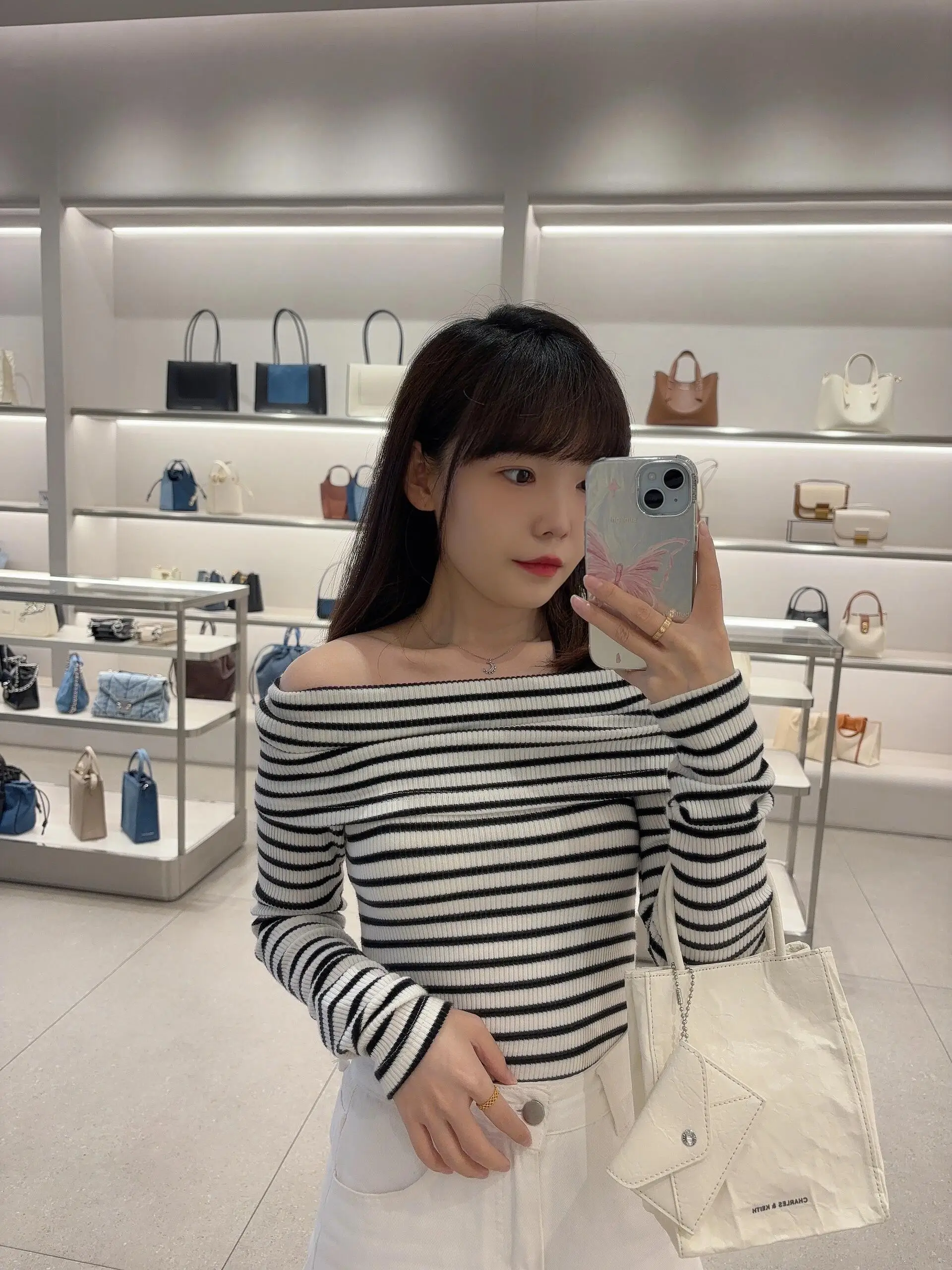 Faionable Borsa piegata Borsa a tracolla con tracolla grande Capaci Borsa con manico a catena alla moda Borsa da donna Ele per l'uso quotidiano