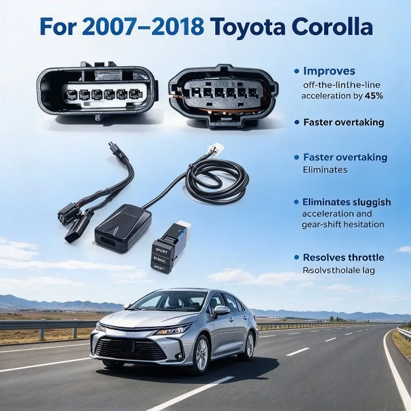 Electronic Throttle Controller  Acceleration Booster For  Toyota Corolla  Eliminates acceleration lag Fixing Slow Acceleration