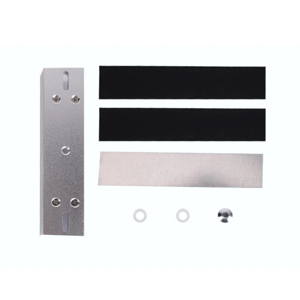 280kg Magnetic lock U shape bracket  frameless glass door Access Control System  Zinc alloy material