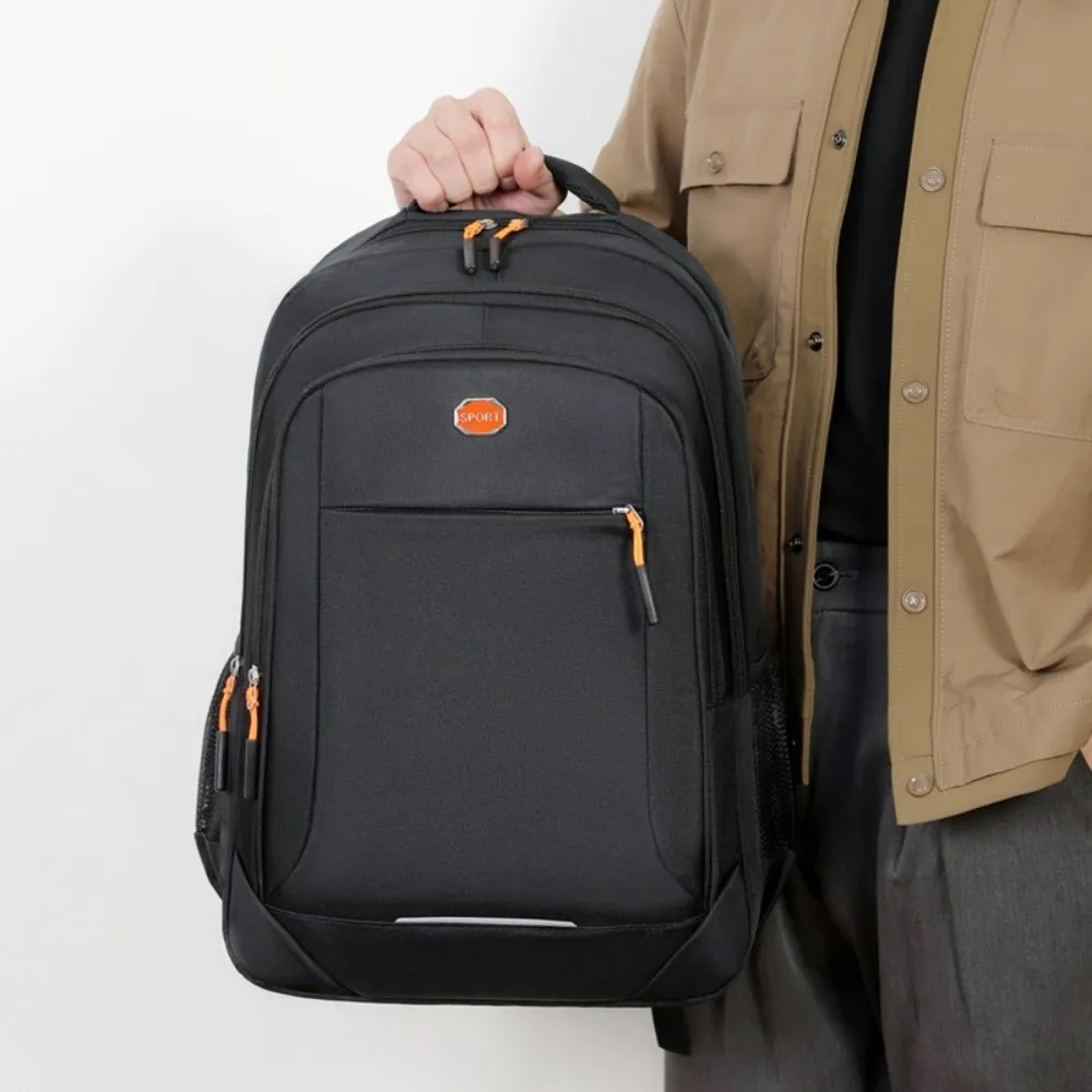 大容量大型バックパック防水耐摩耗性学生スクールバッグストリートウェア反射ストラップ付きラップトップバッグ旅行