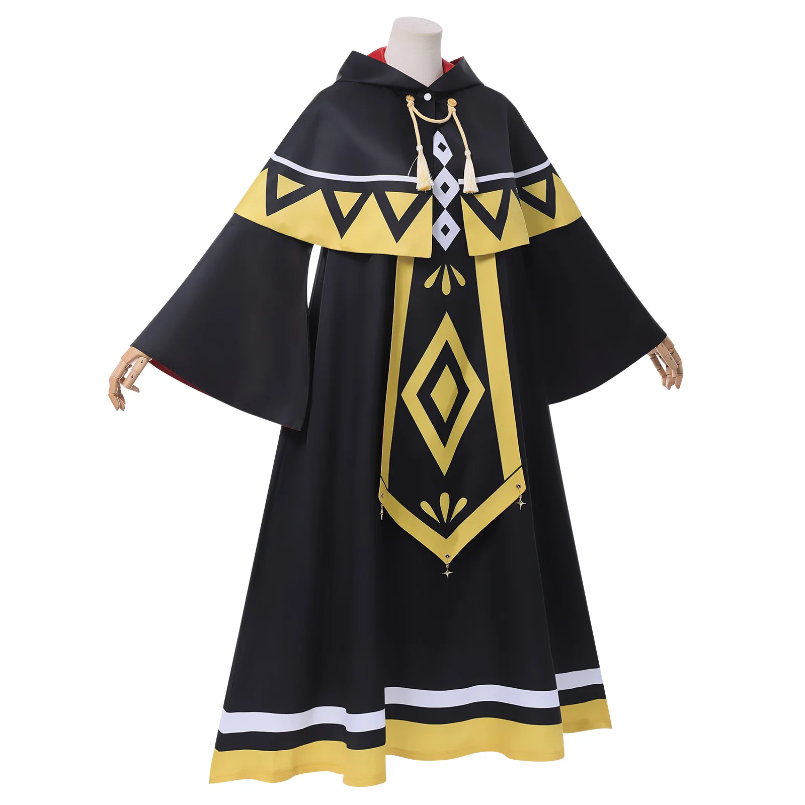 أسرار أنيمي الساحرة الصامتة مونيكا ايفريت تأثيري حلي شعر مستعار امرأة عيد الميلاد ملابس حفلات الهالوين