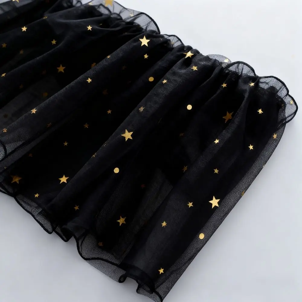 أزياء نجوم بريق الاطفال التنانير الترتر البسيطة طول الفتيات توتو التنانير مرونة الخصر حزب التنانير أداء الرقص