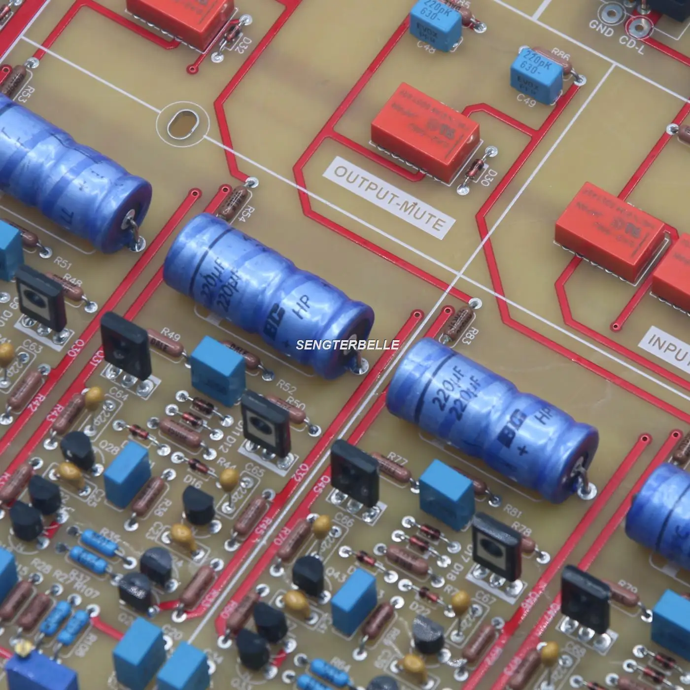 HiFi  Fully Balanced Preamplifier Board Base On BRYSTON BP26 Circuit Audio Preamp With 4 Ways Input