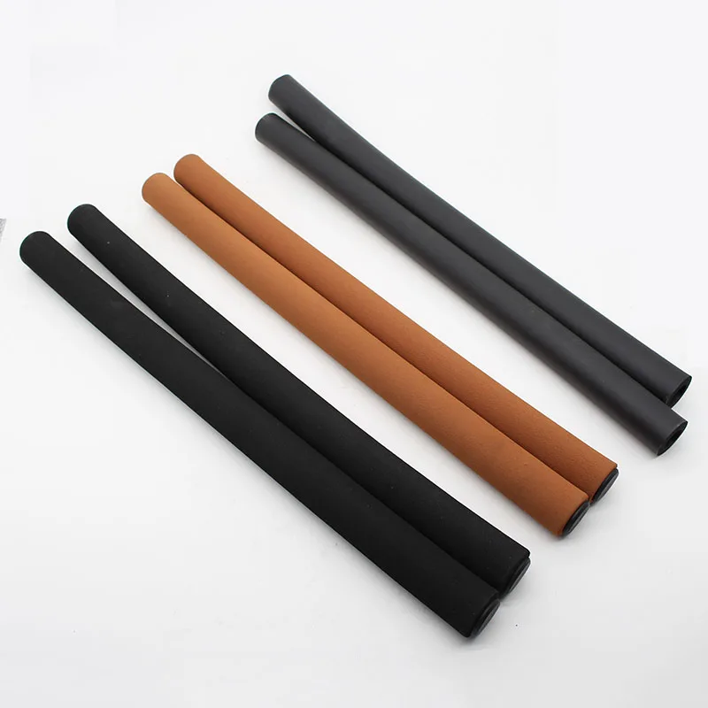 Bicycle Bike Butterfly Handlebar Grip Matte Soft Foam Sponge Grips Handle Bar 50cm black brown with 22.2 handlebars