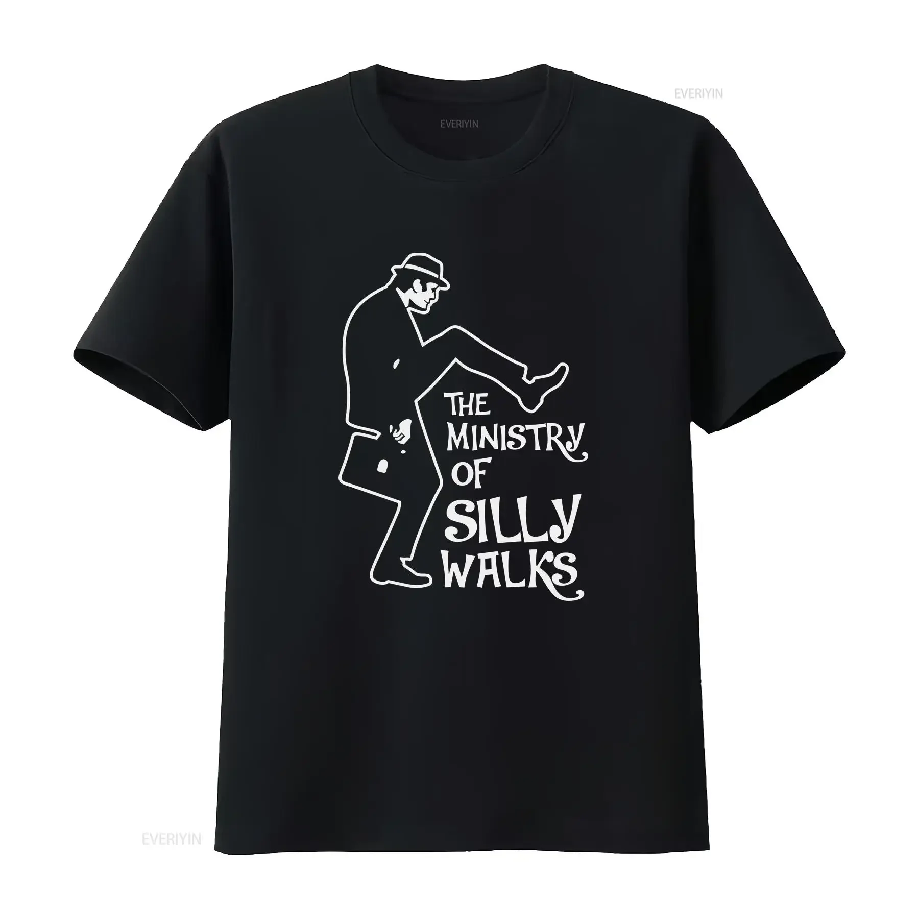 

The Ministry of Silly Walks Monty Python Inspired British Comedy T Shirt vintage Washed graphic Soft Stylish Versatile homme