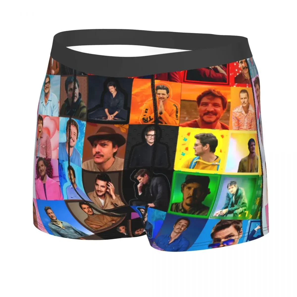 Pedro Pascal Progress Pride Flag Underwear Male Sexy Print Customized Boxer Shorts Panties Briefs Soft Underpants