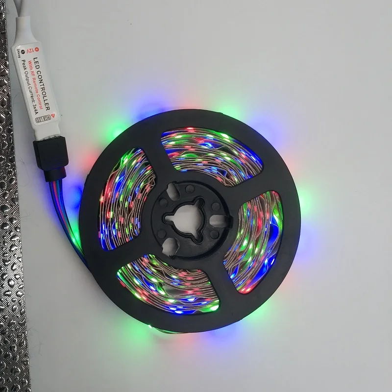 2835 SMD RGB ładowarka USB LED pasek światła DC 5V kabel USB lampa ledowa elastyczna taśma 1M 2M 3M 4M 5M RF IR pilot zdalnego sterowania RGB