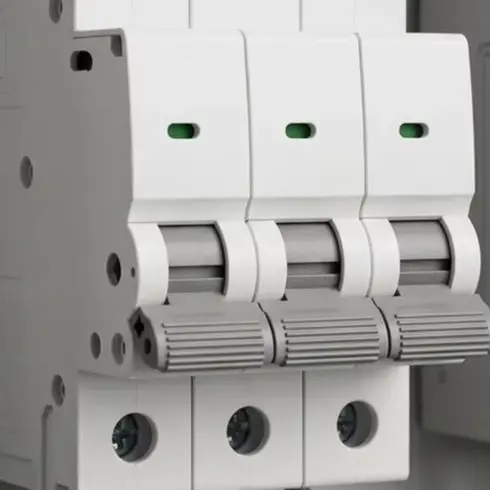 3p Miniature Circuit Breaker 6-63A Magnetic AC Disconnect Switch 230/400V DIN Rail Mount For Industrial Residential Electrical S