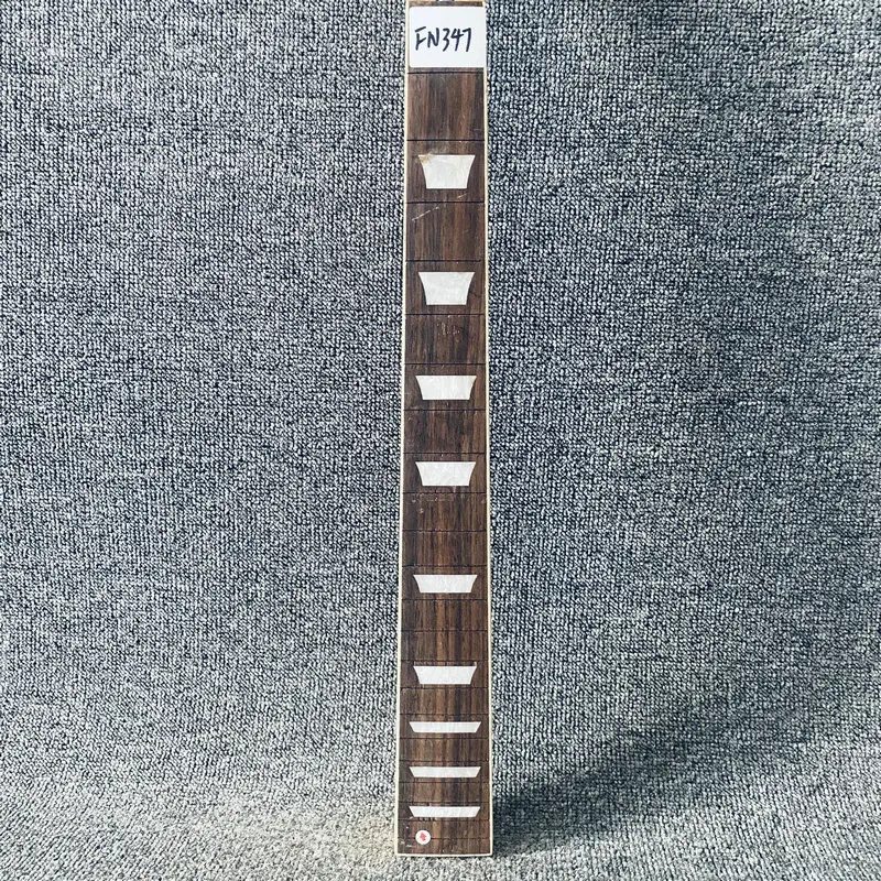 FN347  Busker's Original 6 String Electric Guitar Semi Finishing Guitar Neck Paints Burn in Maple+Rosewood 22 Frets 628mm image 3
