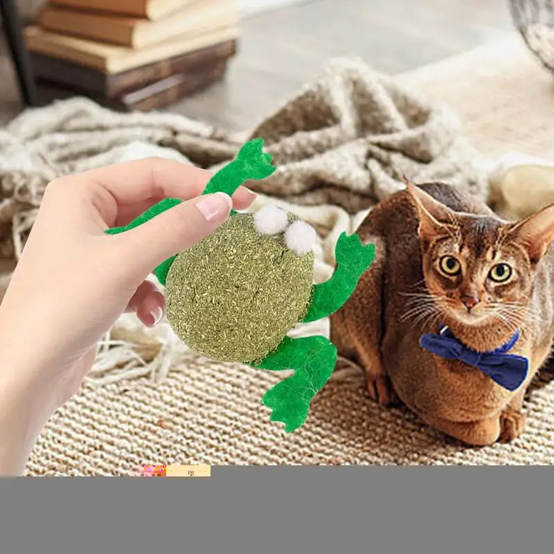 Cat Chew Toy Animal Shape Catnip Toys With Silvervine Cat Catnip Ball Toy Interactive Cat Toys For Indoor Cats Kitten Cleaning