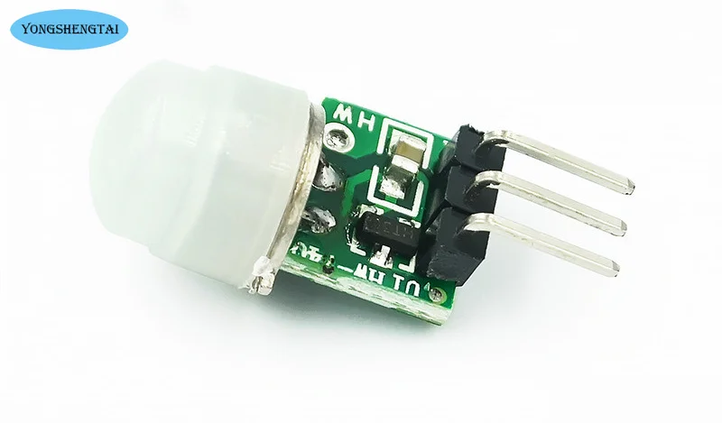 Sensor de movimiento infrarrojo PIR, módulo Detector de personas automático, 3 piezas, DC 2,7-12 V, 5 piezas, Mini IR, pyro-elektrische, AM312