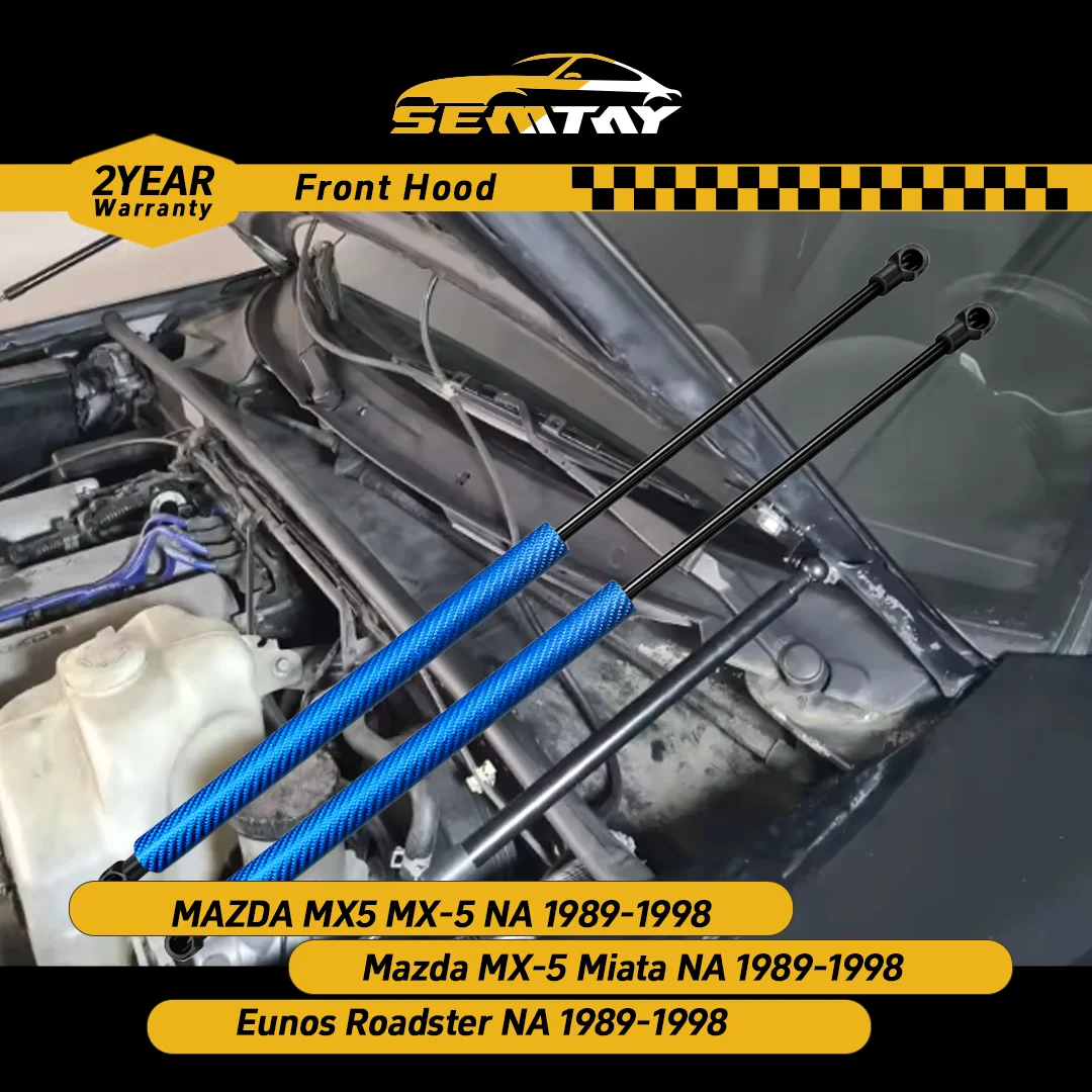 

SEMTAY Hood Struts For MAZDA Miata MX5 MX-5 /Eunos Roadster NA 1989-1998 Bonnet Lift Support