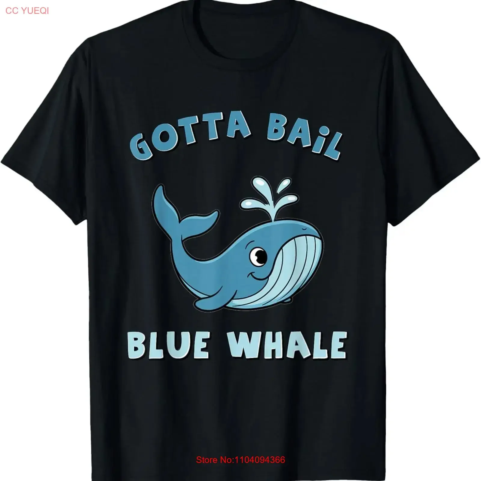 Gotta Bail Blue Whale for Animal Lovers T Shirt vintage Washed designer clothes Comfortable homme graphic Unisex streetwear