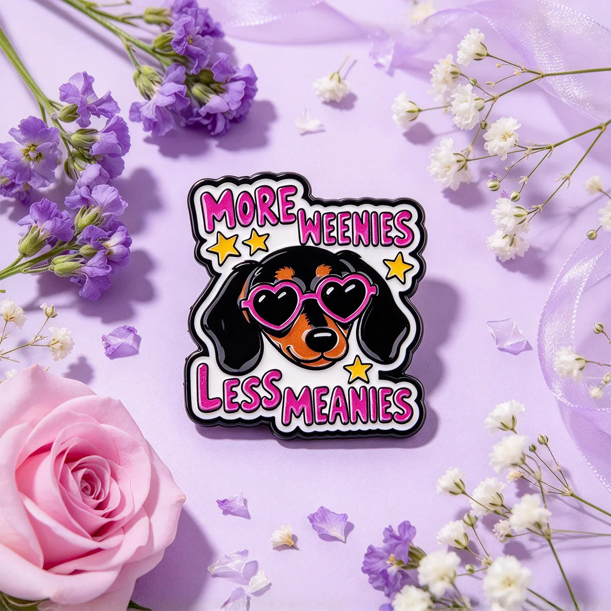 Funny Slogan Hard Enamel Brooch Cartoon Animal Creature Sheep Squirrel Raccoon Panda Lapel Pin Clothing Bag Accessory Present - view 4
