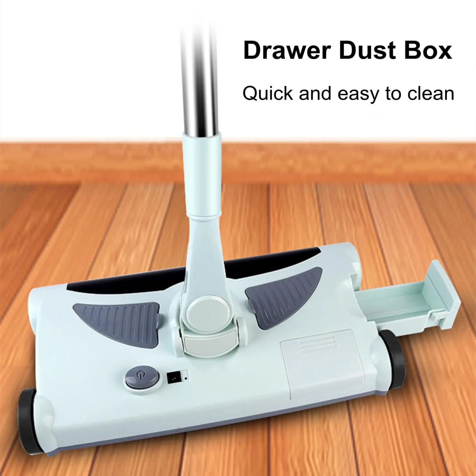 Electric Floor Sweeper Cordless Vacuum Broom Hand Push Carpet Sweeper Rechargeable Vacuum Cleaner Mop Household Cleaning Tools