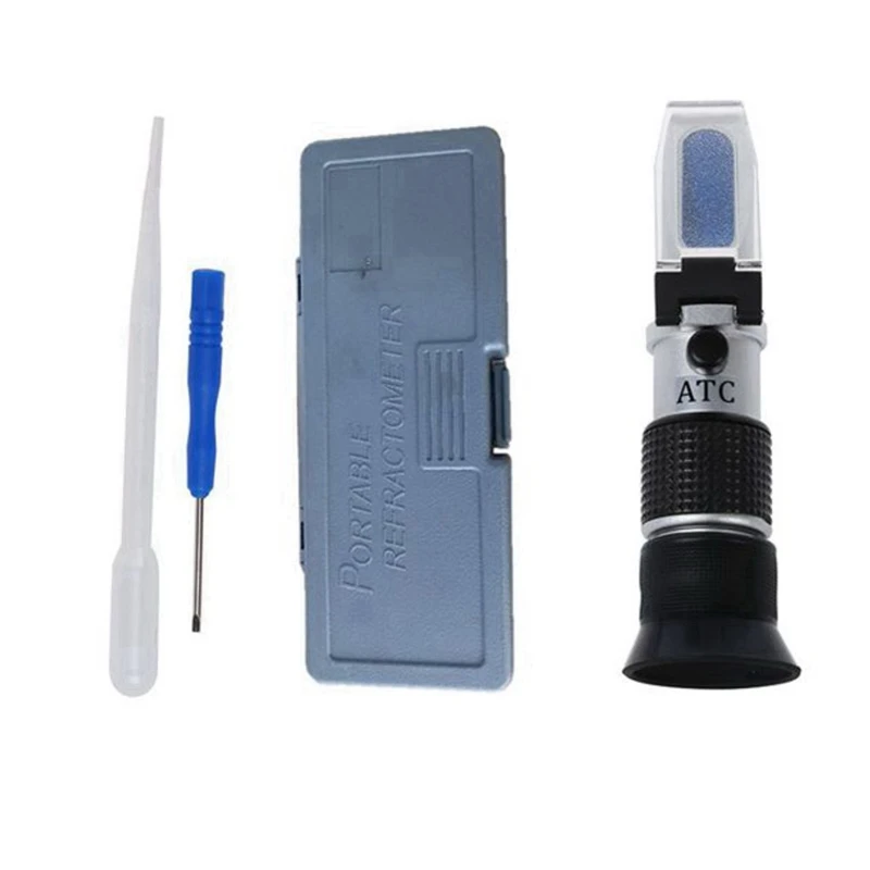 VENTA CALIENTE REFRACTOMETER 3X - Refractómetro 0-90% Brix, nivel de azúcar