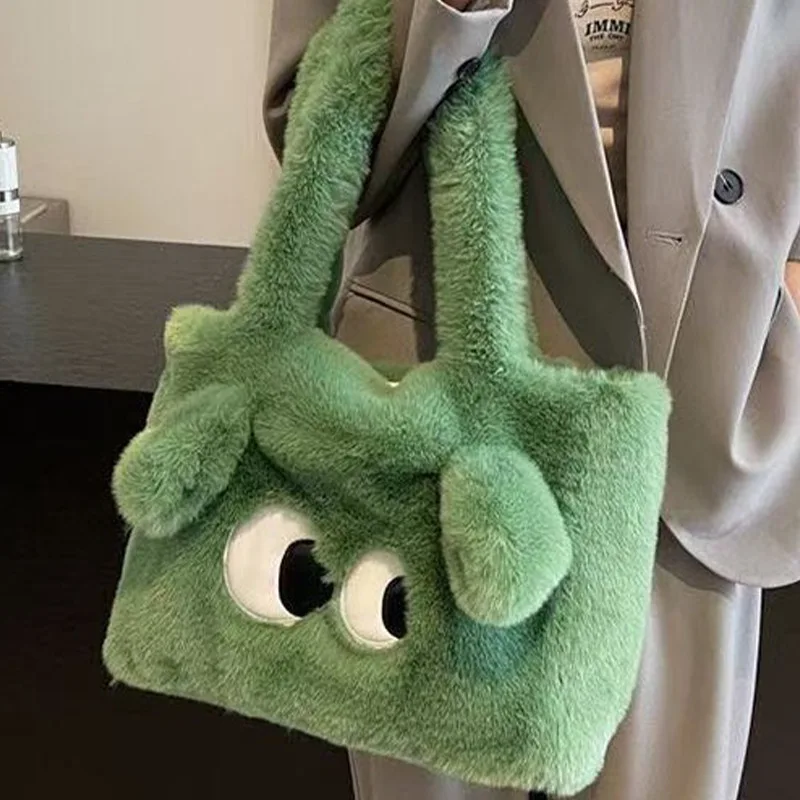 جديد في شتاء 2025! حقيبة كتف واحدة كرتونية رقيقة - سعة كبيرة للتنقل اليومي للطلاب