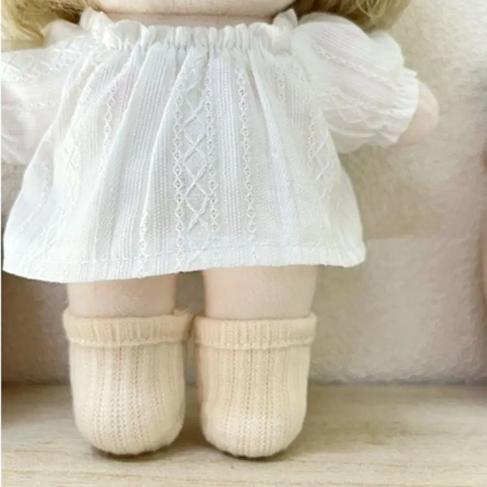 1 Pair Dolls Fashion Cotton Doll Socks Lovely Princess Socks 5 Colors Socks Cotton Ribbed Socks 15/20cm Cotton Dolls Accessories