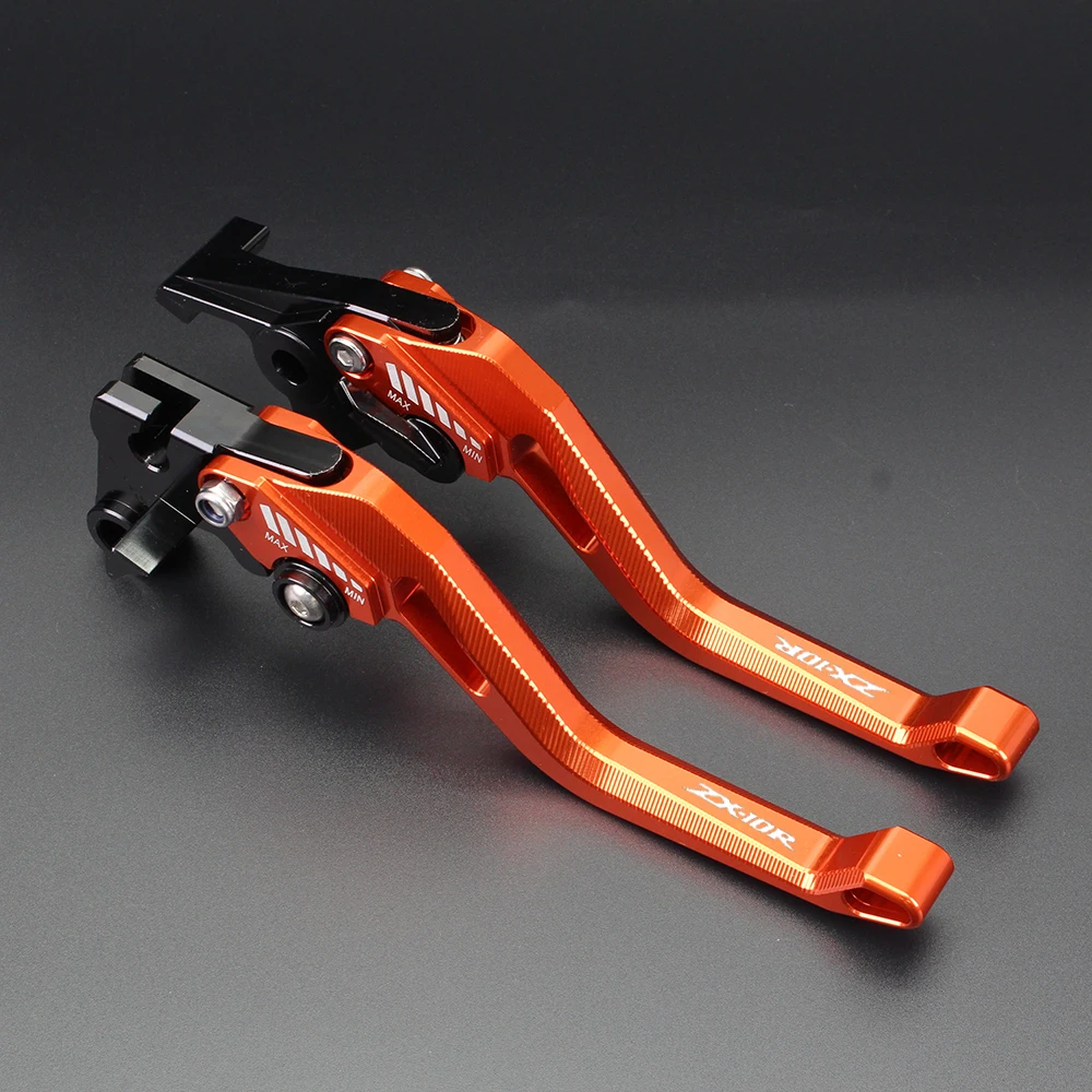 Motorcycle Accessories CNC Handles Lever Brake Clutch Levers For KAWASAKI ZX10R 2006-2010 2011 2012 2013 2014 2015 With LOGO