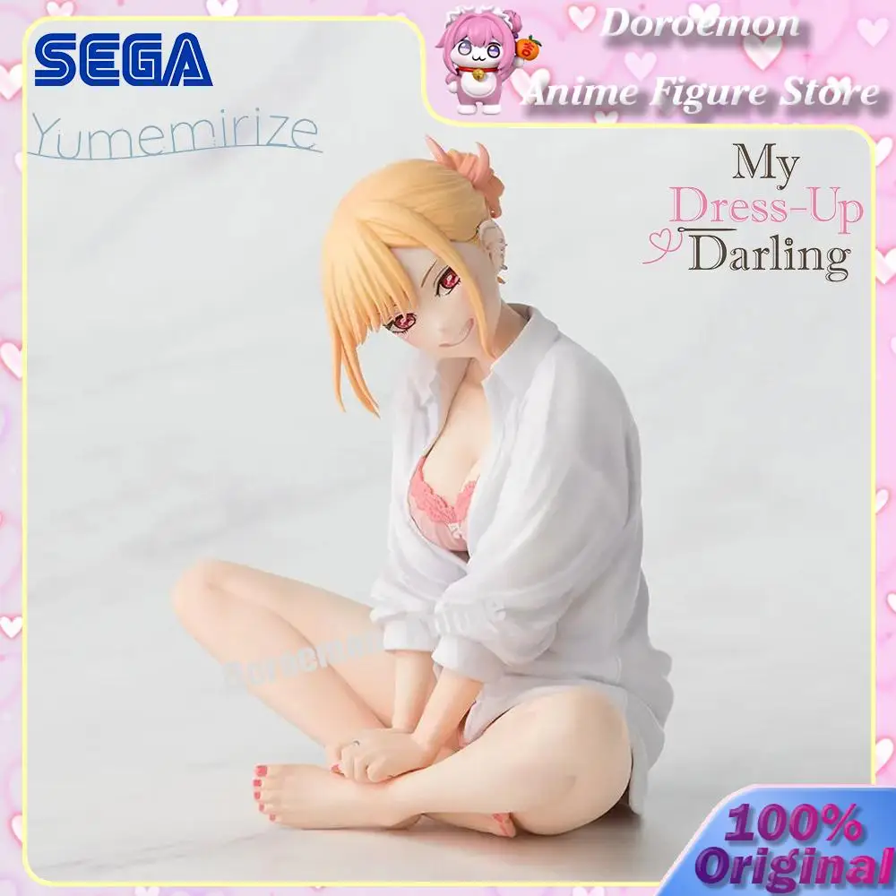 

In Stock Original Sega Yumemirize My Dress-Up Darling Kitagawa Marin Pajamas Suit Kawaii Anime Girl Figure Collectible Model