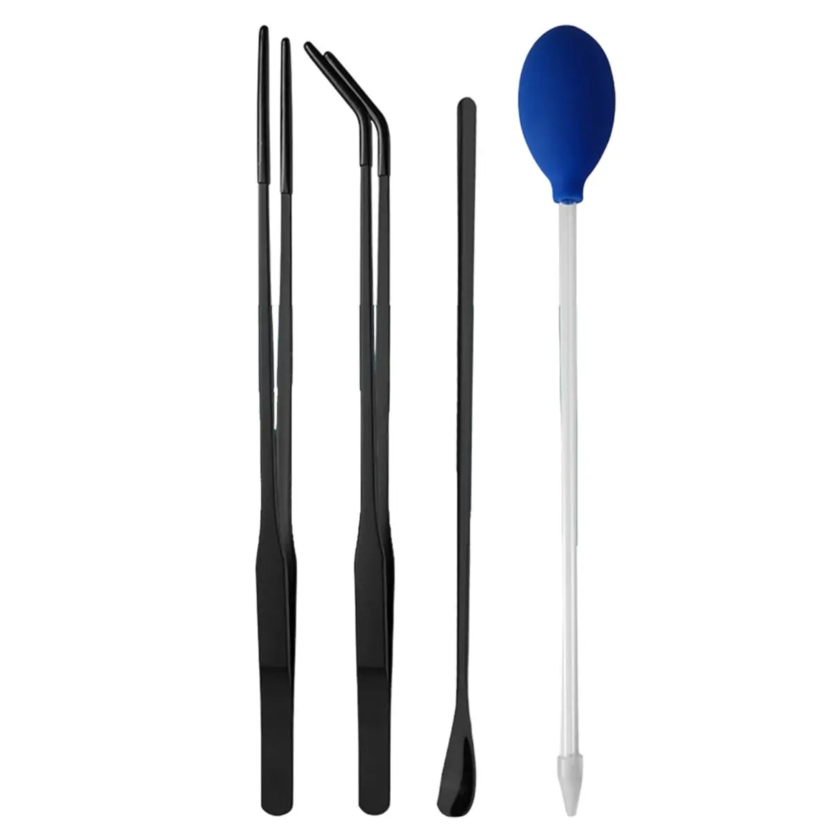 2026 NEW 4 in 1 Aquarium Coral Feeder Kit with Coral Feeders Tweezers Fish Feeding Tongs Tweezers for Spider