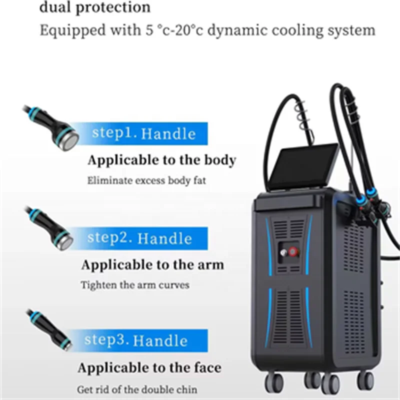 2026 Nuovo microonde professionale con ghiaccio dimagrante, massaggio con onde di congelamento modellamento del corpo, rimozione del doppio mento e rassodamento della pelle freezi
