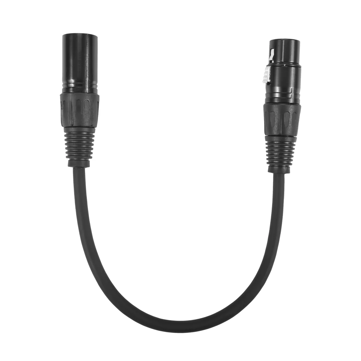 XLR Male 3 Pin to XLR Female 5 Pin & XLR Female 3 Pin to XLR Male 5 Pin Audio Cable, for Microphone DMX Stage Light-LuckyCorner