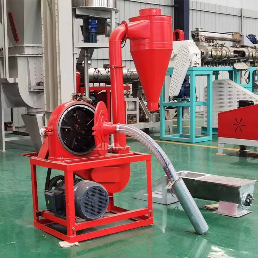 5 Stars Reviewed Animal Feed Grinder Poultry Feed Crusher Motor Hammer Mill Crusher Machine for AnimalFeed Small Soybean Crusher