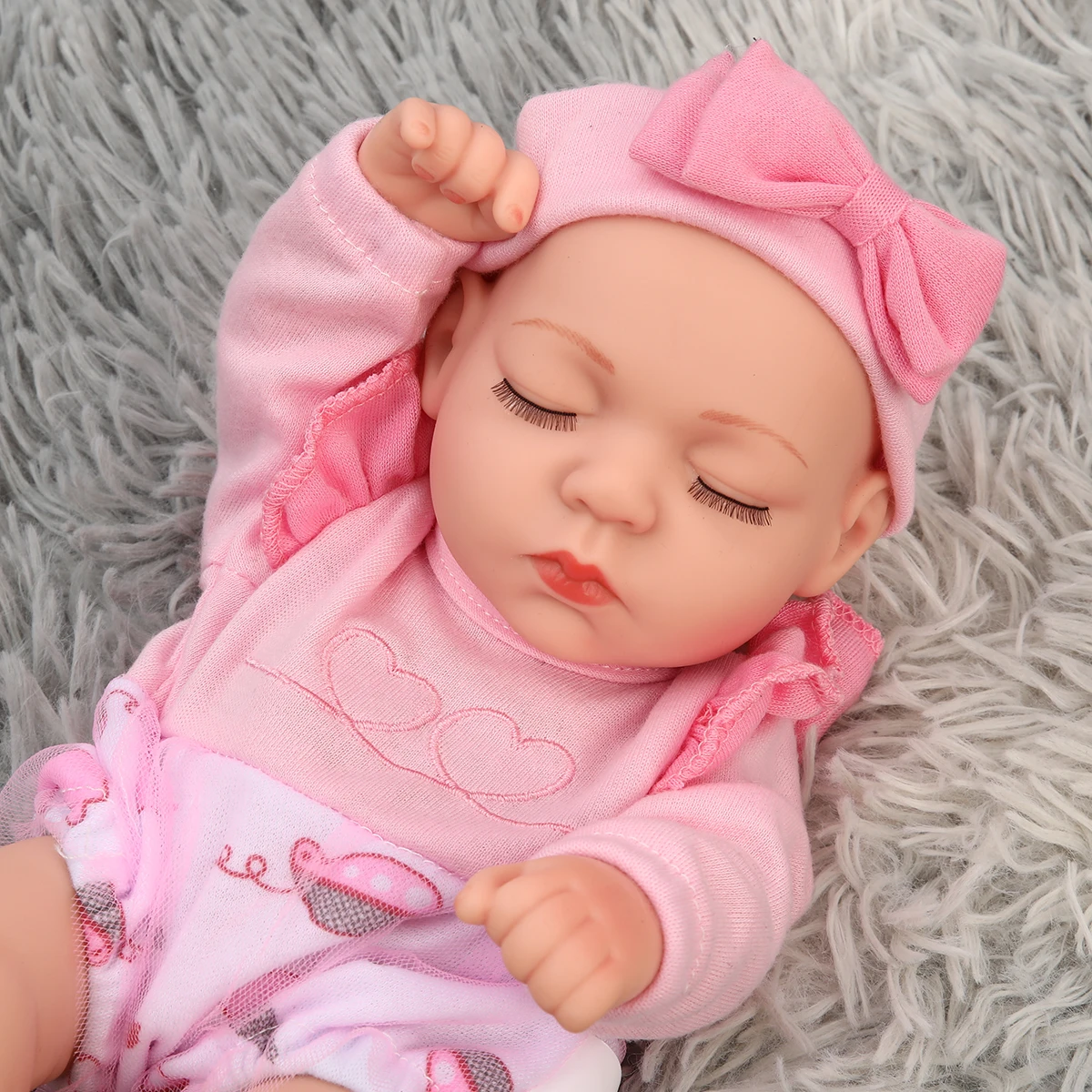 12 Inch New Reborn Doll 30CM Realistic Girl Bebe Baby Doll With Fashion Clothes Baby Doll Soft Skin Vinyl  Kids Toys Dolls Gift