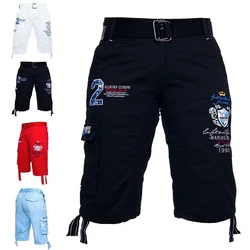 Pantalones cortos deportivos para hombre, Shorts deportivos informales con estampado de moda de verano para exteriores