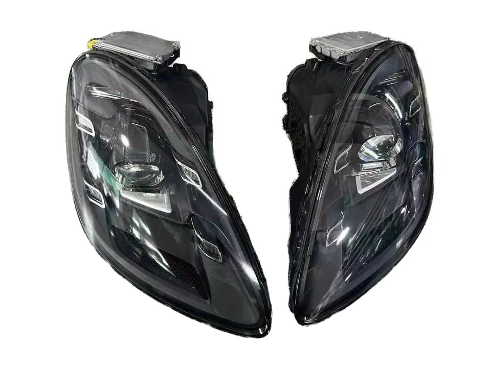 High-End 12V Matrix LED Headlights for 718 982 High Quality Glass Front Lighting New Condition