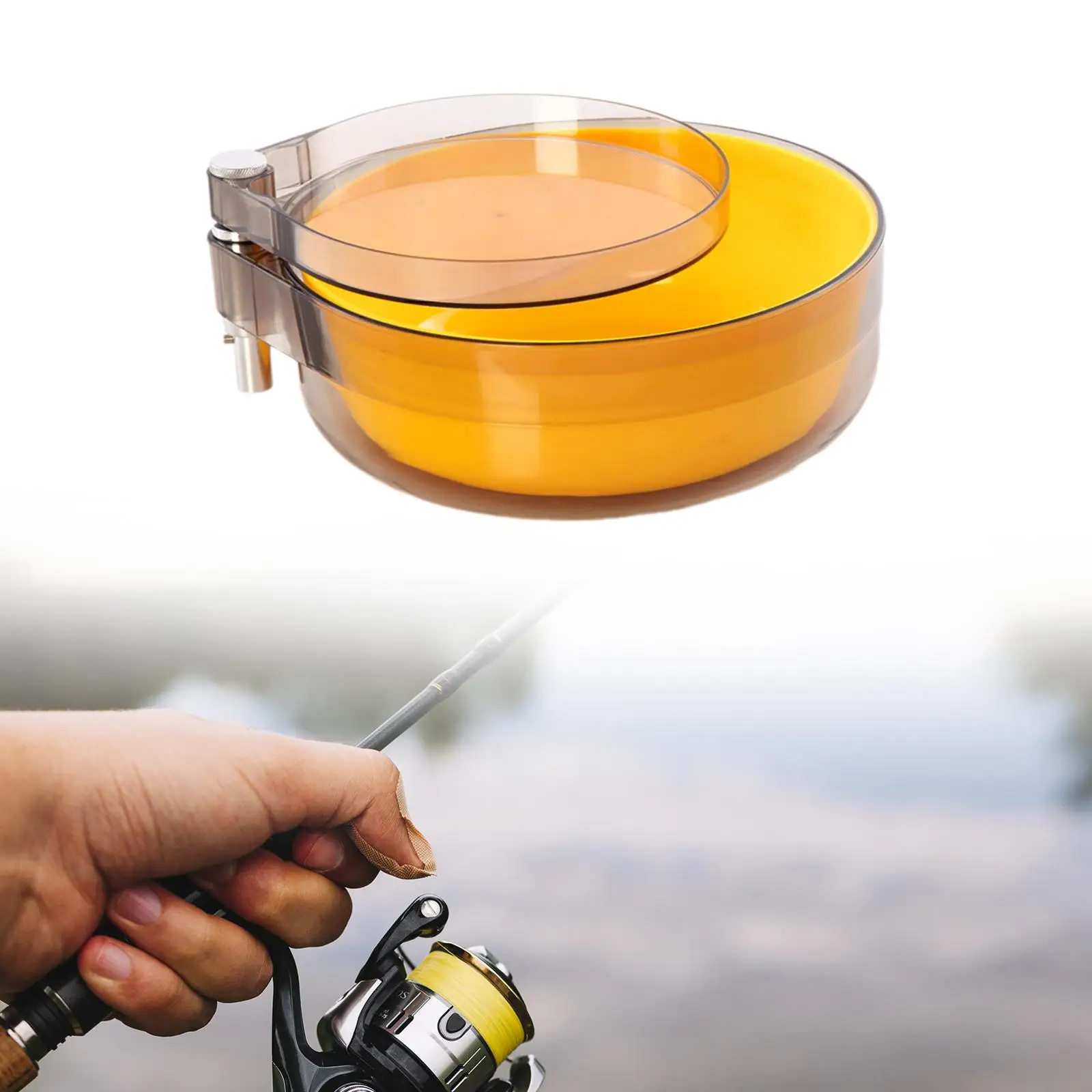 Fishing Feeder Holder Fishing Tool Fishing Tackle Accessories Portable Mixing Tray Fishing Lures Storage Box Fishing Bait Box