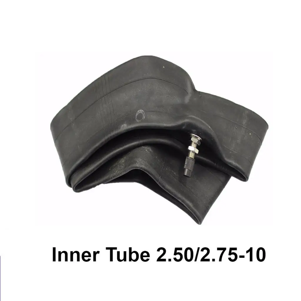 Heavy Duty Motorcycle Inner Tube Rubber Replacement Rear Tire Tube Size 2.75 2.50 10 for Mobility Scooter