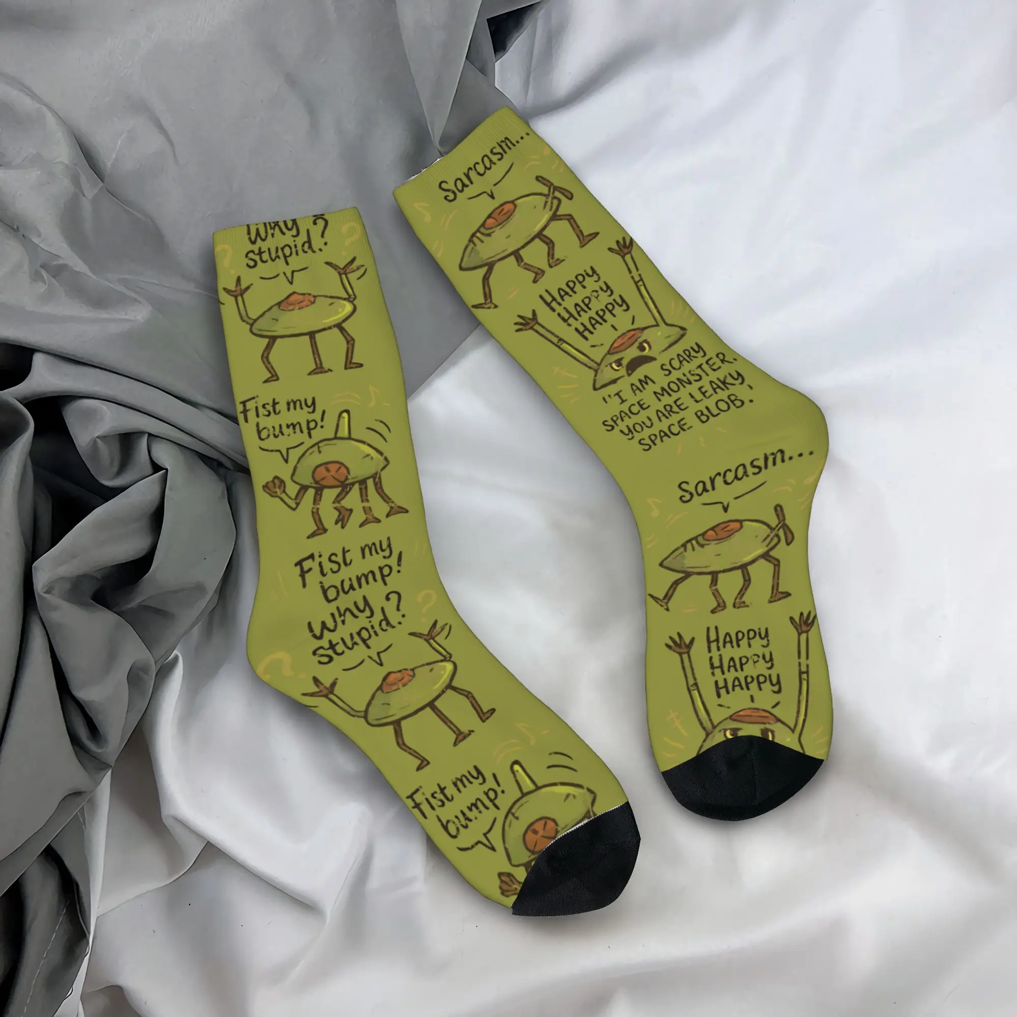 Rocky Amaze Project Hail Mary Book  Socks Men's Women's Socks Harajuku Spring Summer Autumn Winter Middle Tube Socks Gifts