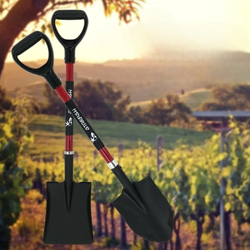 

Manganese Steel Shovel Carbon Fiber Handle Portable Shovel Self-driving Tours Survival Equipment Hiking Camping Outdoor Tools