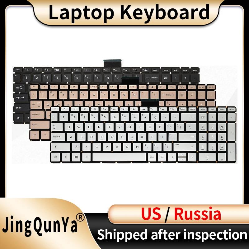 

US/RU/Russian Backlit Laptop Keyboard For HP 15-BS 15-CD 15-BR 15-BW 15T-BR 15Q-BU 15T-BS 15Z-BW 250 G6 255 G6 256 G6 258 G6