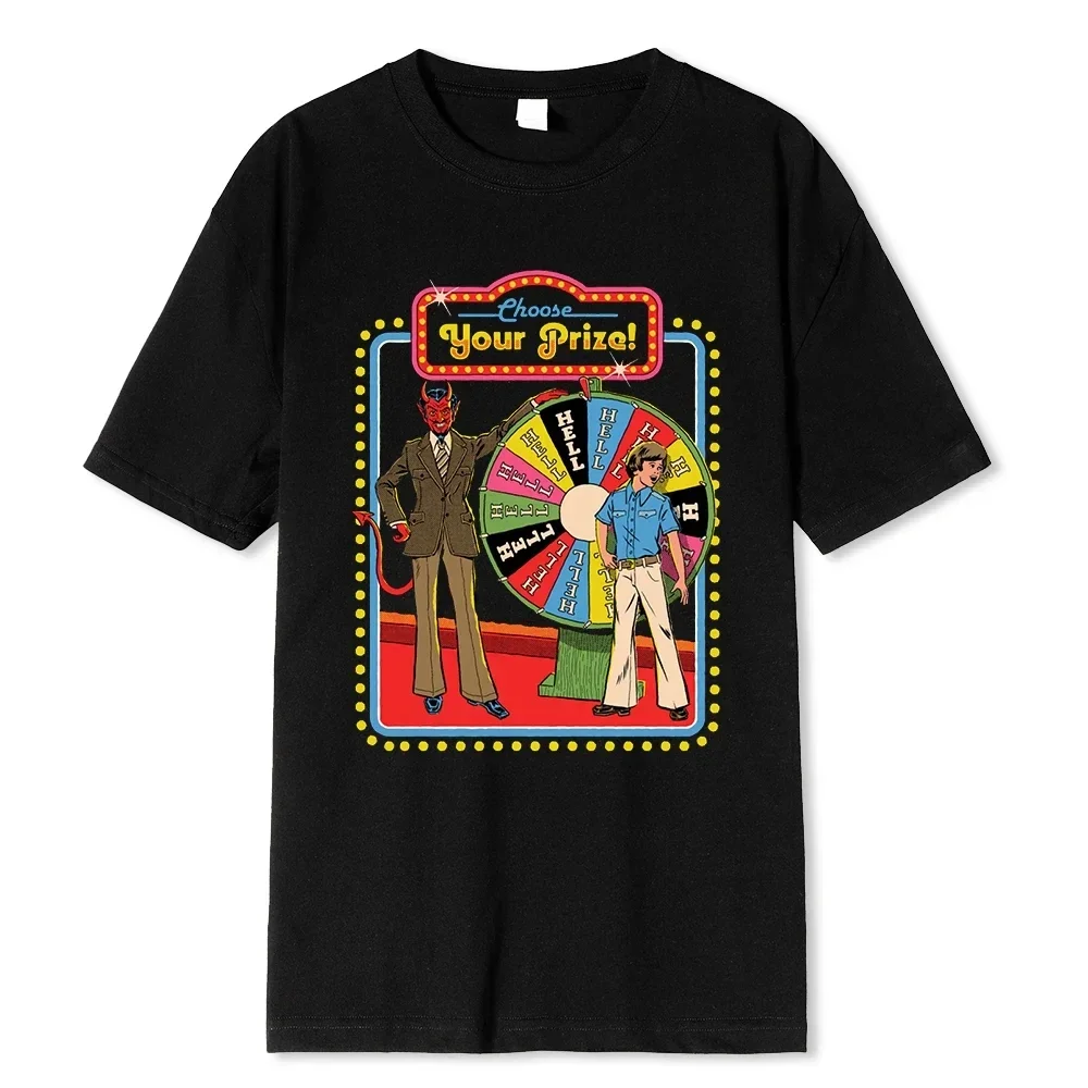 Футболка мужская оверсайз из хлопка, свободного покроя