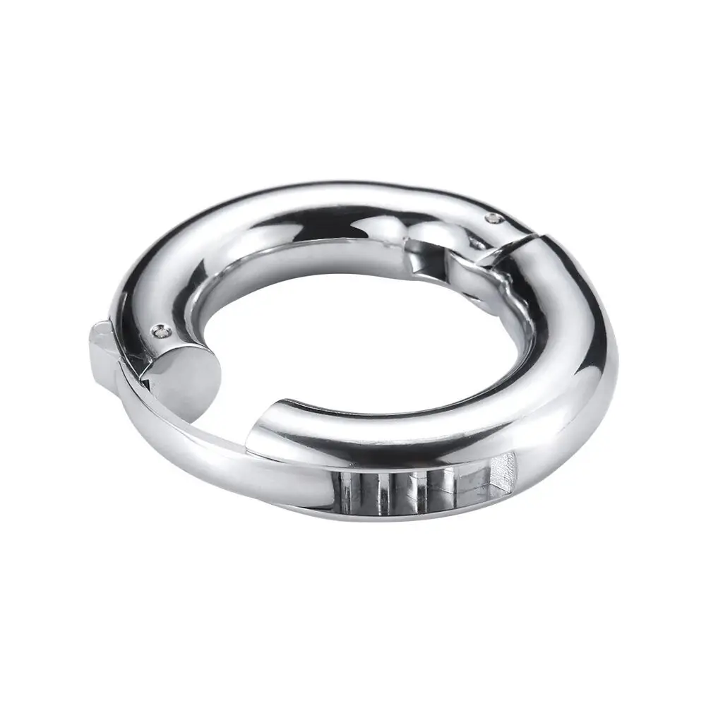 S/M Metal Cock Ring For Men Sex Toys Scrotum Bind Masturbator Penis Rings Delay Ejaculation Erection Enhancing Semen Lock Rings - view 4