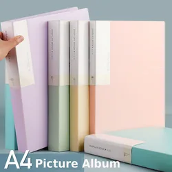 A4 20 Page Diamond Painting Storage Book Portfolio Presentation Clear Pockets Large Folder Photo Album Stationery Tool