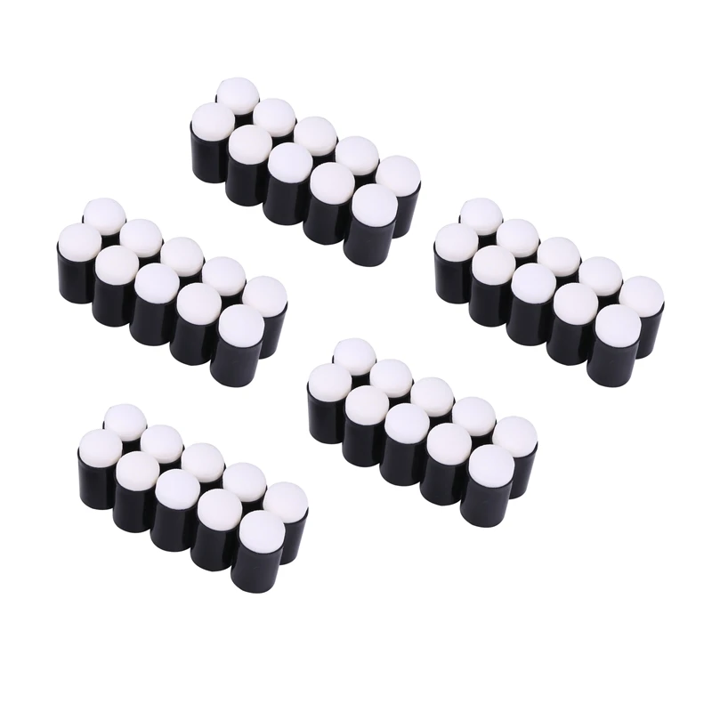 Hot TTKK 50 ชิ้นนิ้วมือฟองน้ํา Dauber ภาพวาดหมึก Pad ปั๊มแปรง Craft Case Art เครื่องมือกล่องสํานักงานโรงเรียนวาด DIY Craf