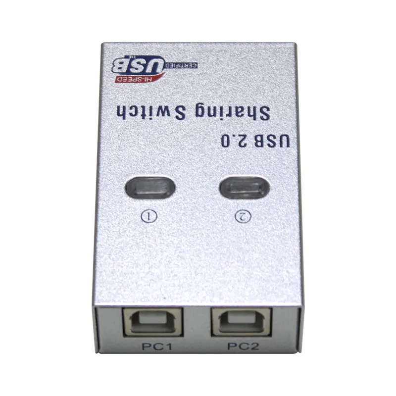 AMS-S2P1-J USB2.0 Printer Switch Switcher Sharing Device 2 in 1 out Printer Adapter For PC Laptop 2 in 1 Printer Converter