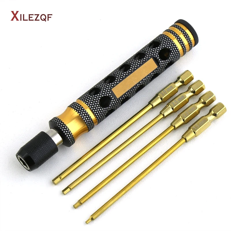 1.5 2.0 2.5 3.0mm Hex Screwdriver Set Quick Change Allen Key for RC Car Crawler SCX10 Boat