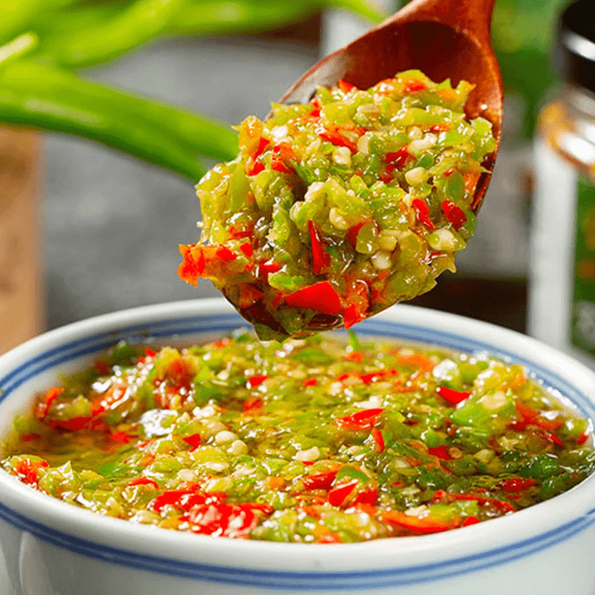 Chuanwazi verde e vermelho Chili Sauce, 8 oz, 6 Pacotes
